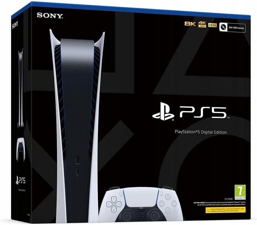Konsola Sony Playstation 5 Digital Edition 825GB CFI-1116B PS5
