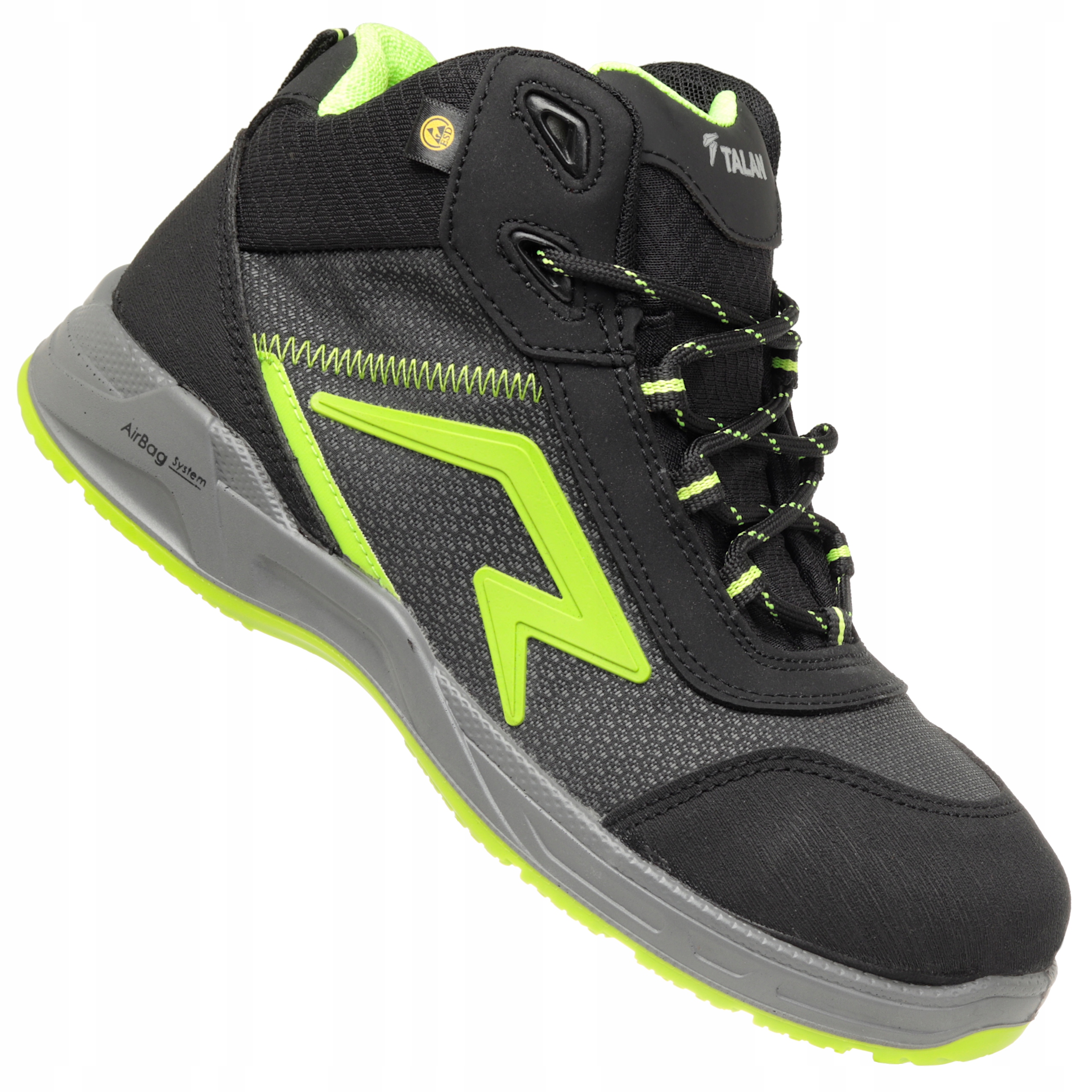 Buty robocze męskie Bhp Esd Talan Airflex przewiewne lekkie bez metalu 39