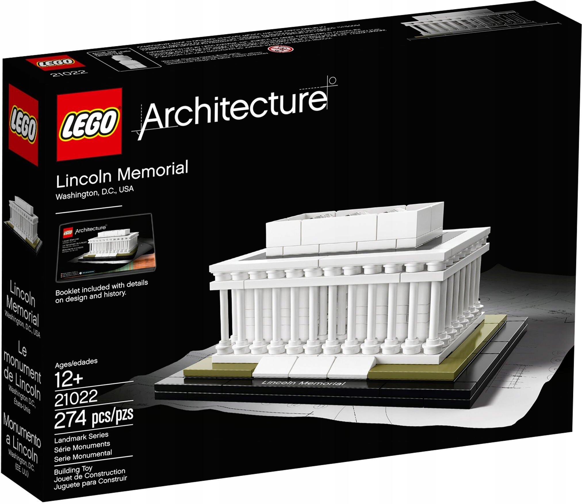 Lego Architecture 21022 Lincolnovo mauzoleum Nové