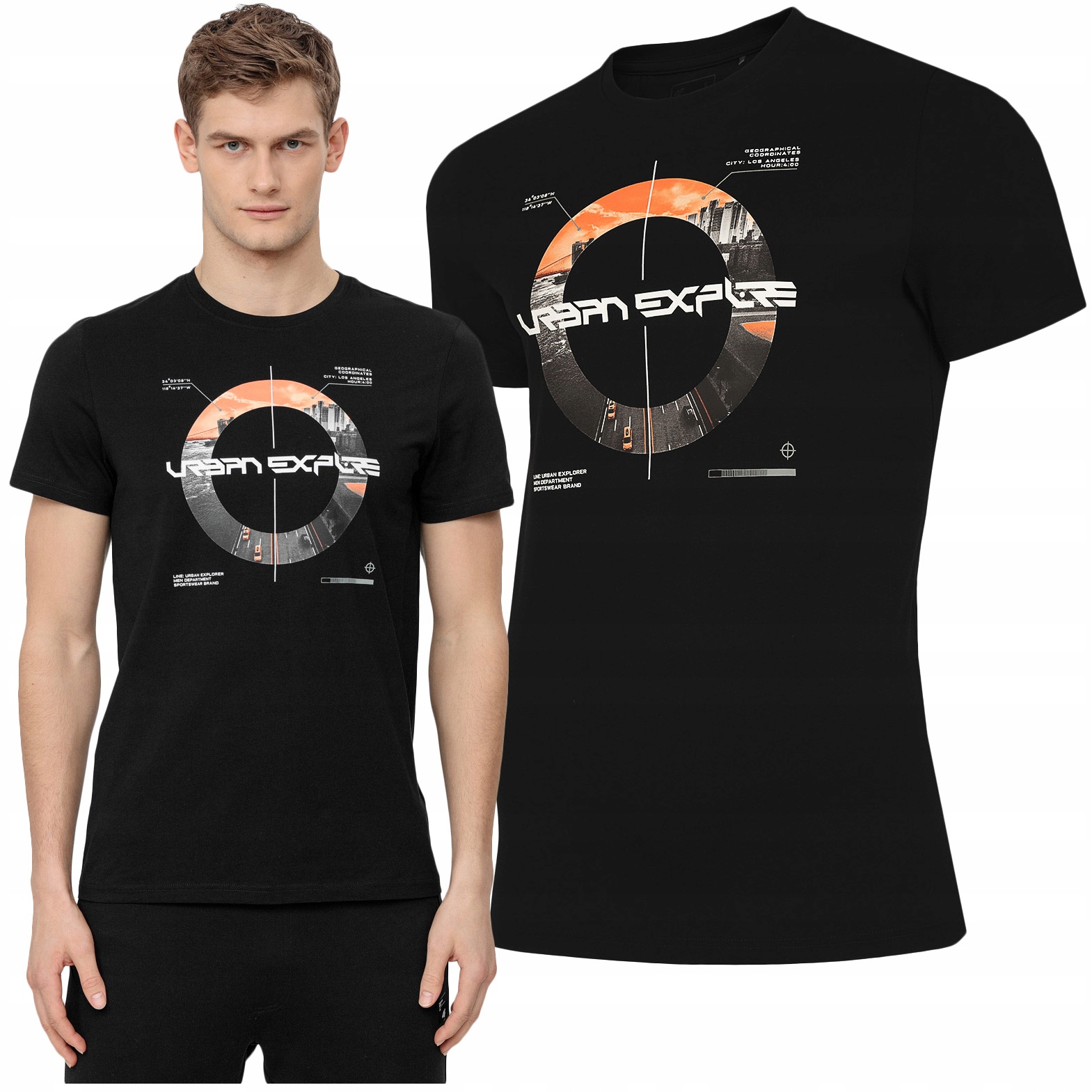 

Koszulka męska T-shirt 4F bawełna TSM014 XXL