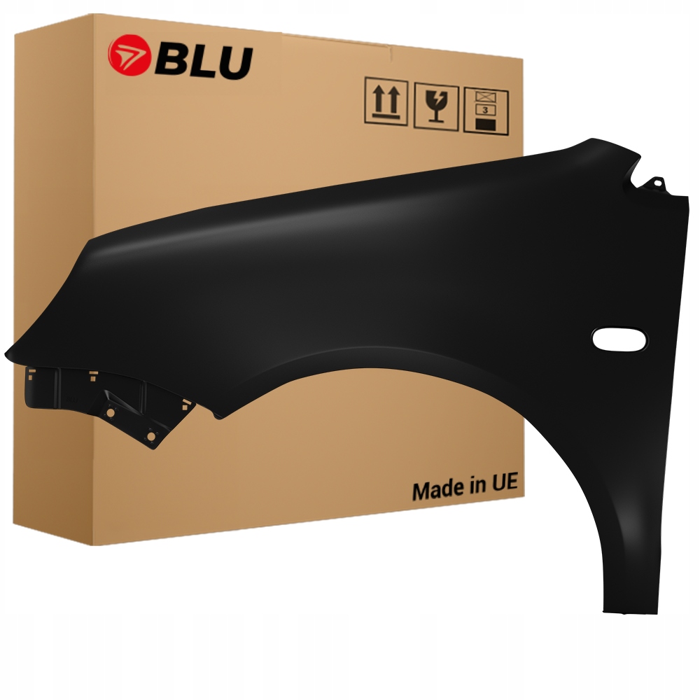 Blu Blatník Vw Polo 9N IV 4 levý 01-05 přední pozink pro lakování