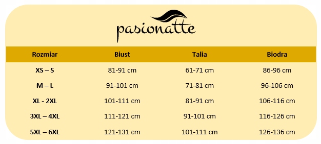 Pasionatte ROSSA BABYDOLL XL/XXL + stringi Kod producenta 5904844675002