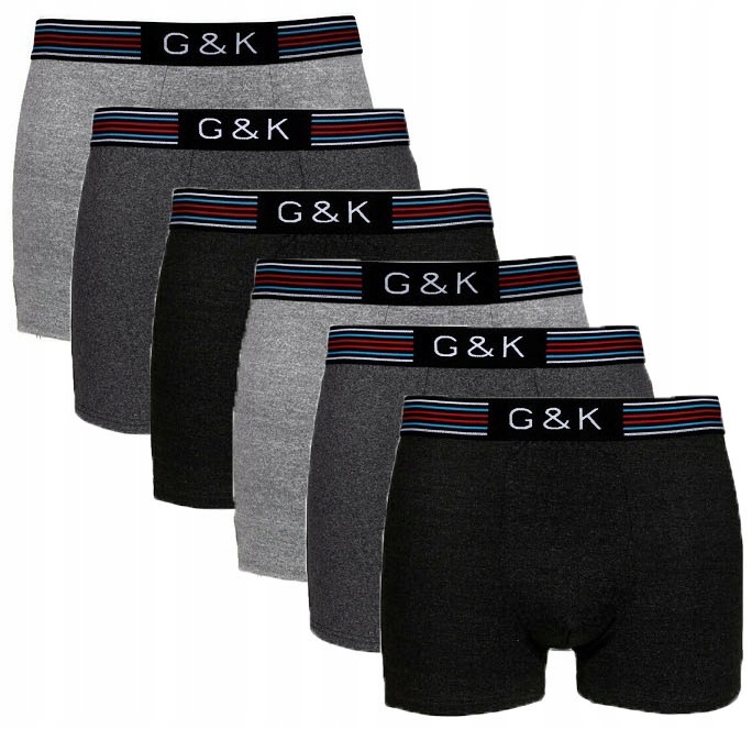 

6x Bokserki Męskie Bawełniane XXL