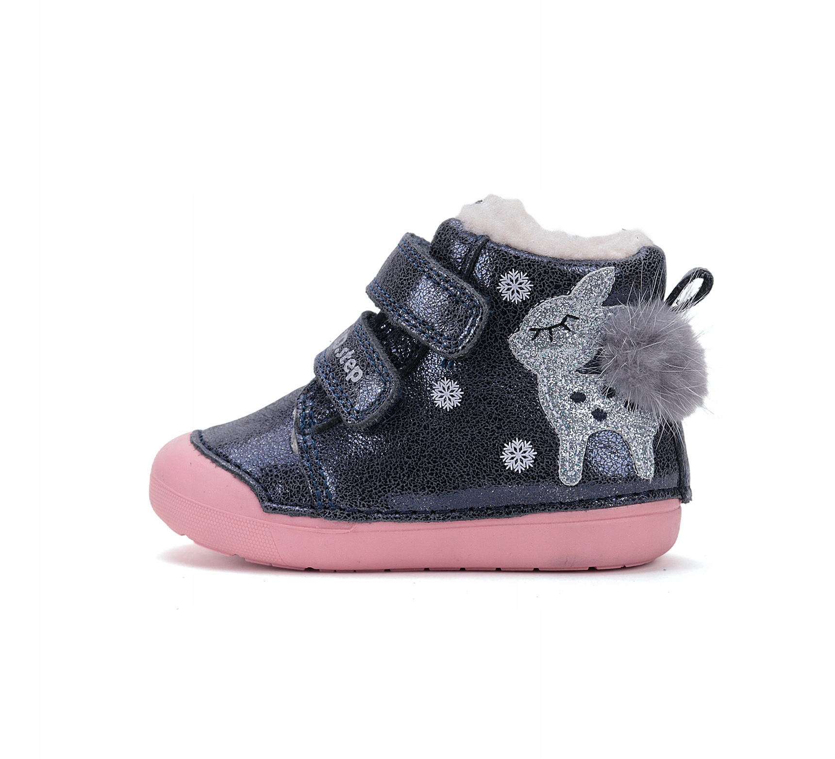 D.D. Step Zimowe Trzewiki Ocieplane W066-52733A Royal Blue r.25