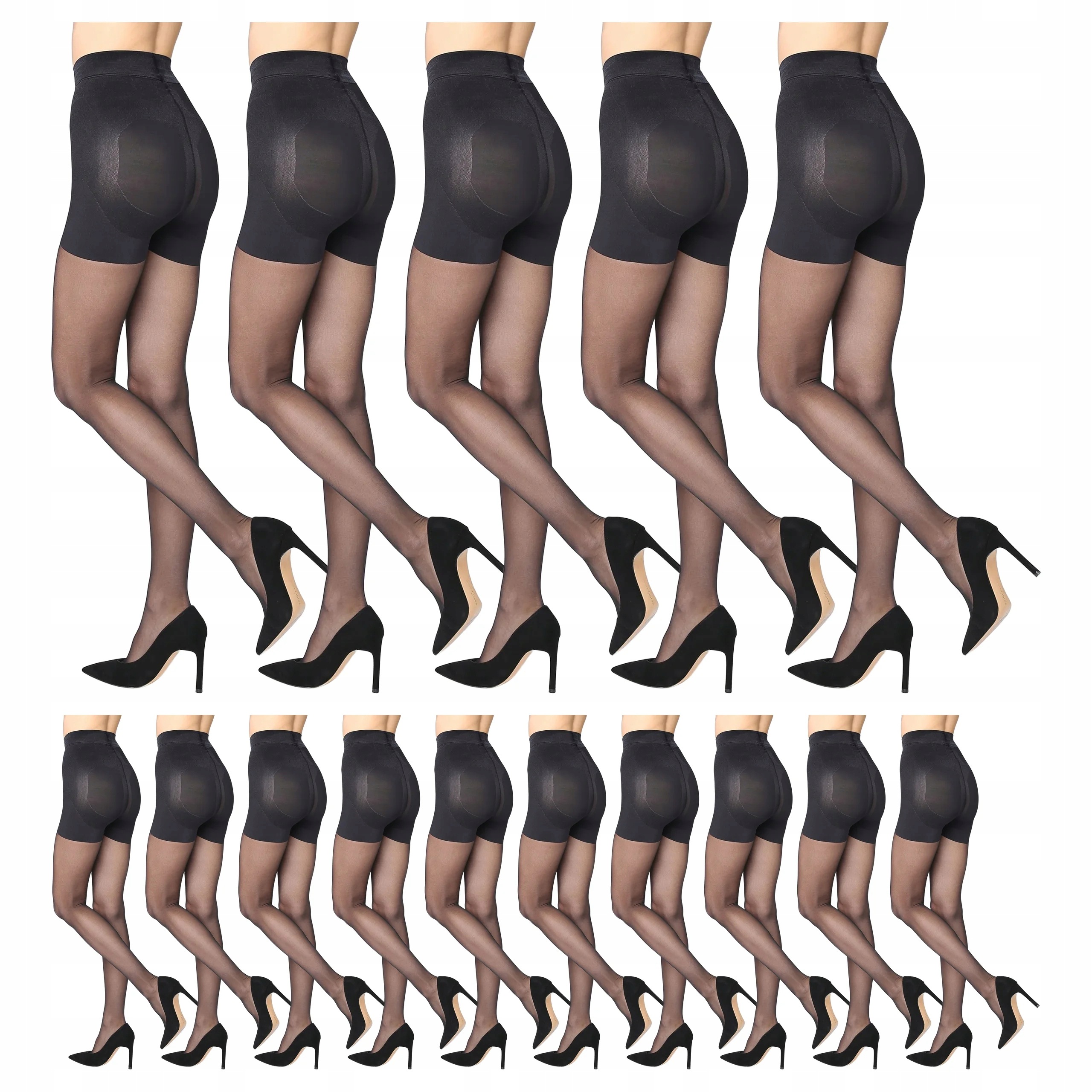 15 x Marilyn punčocháče punčochy Plus Up 2 nero