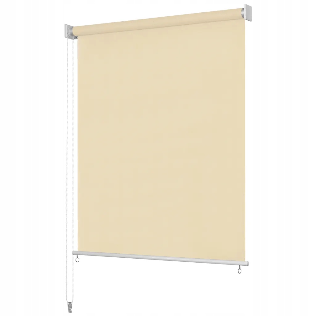 vidaXL Venkovní roleta 120x230 cm, krémová