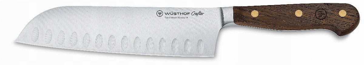 Wusthof Crafter Santoku 17 cm s výrezmi Dub