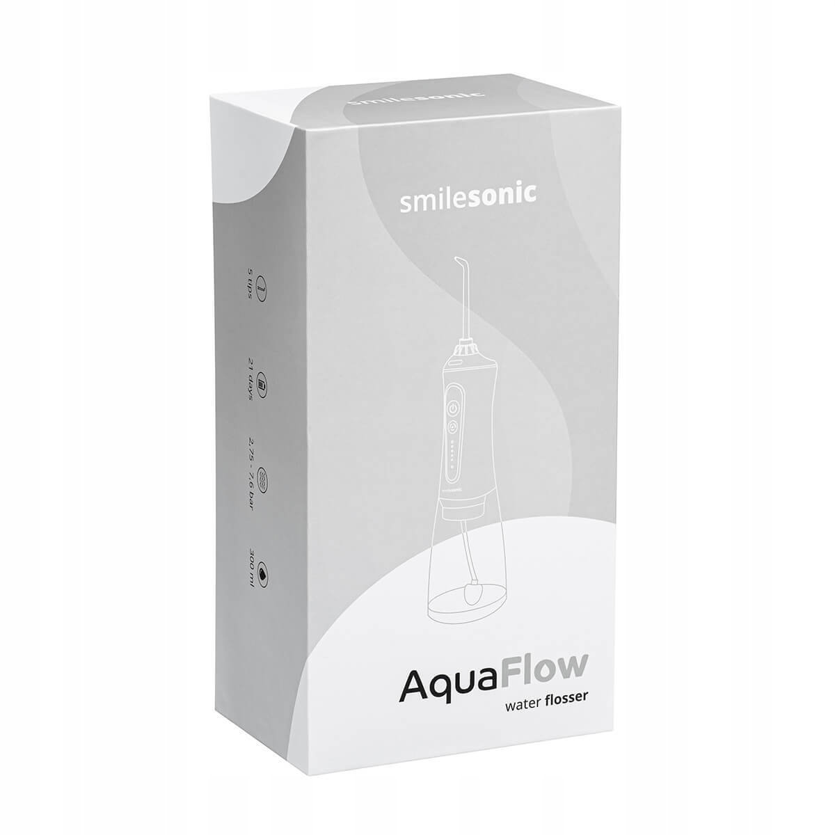 Irygator bezprzewodowy Smilesonic AquaFlow White biały