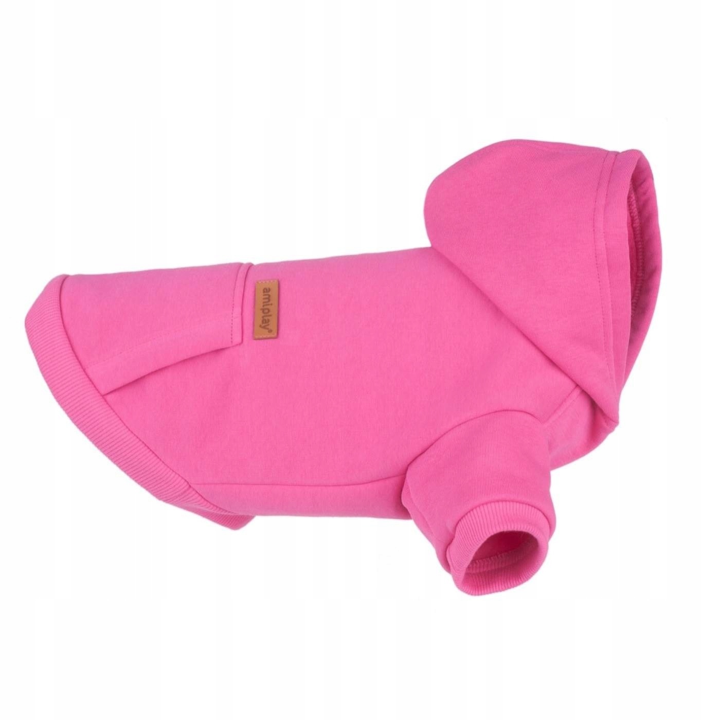 

amiplay Bluza z kapturem Psa Texas 30cm Różowy