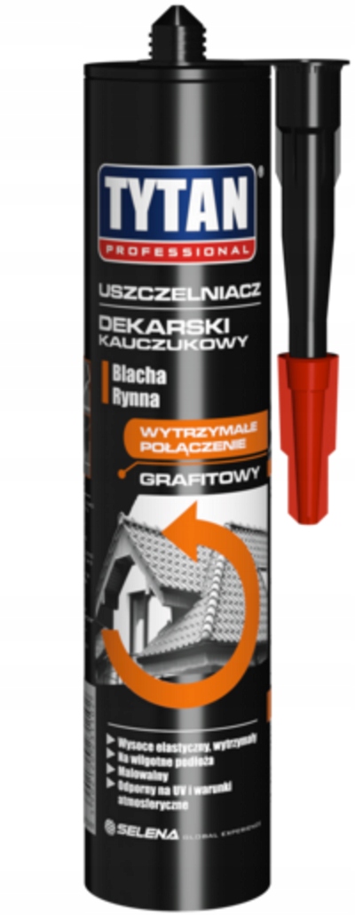 Uszczelniacz Tytan 280 ml grafitowy