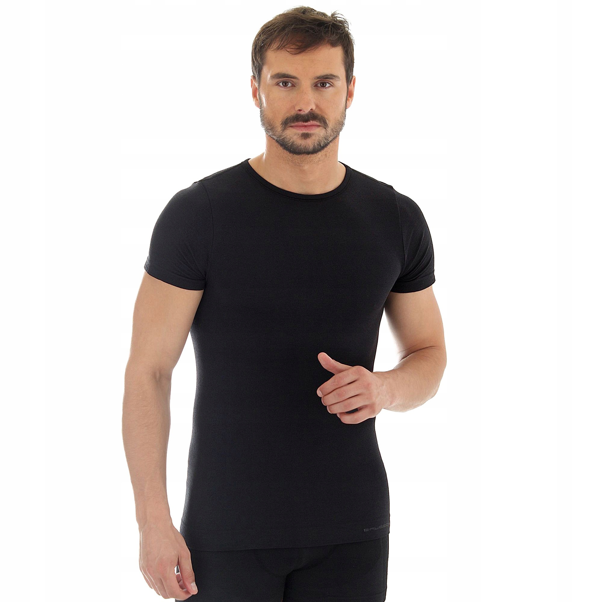 

Wełniana koszulka męska Brubeck Comfort Wool XL