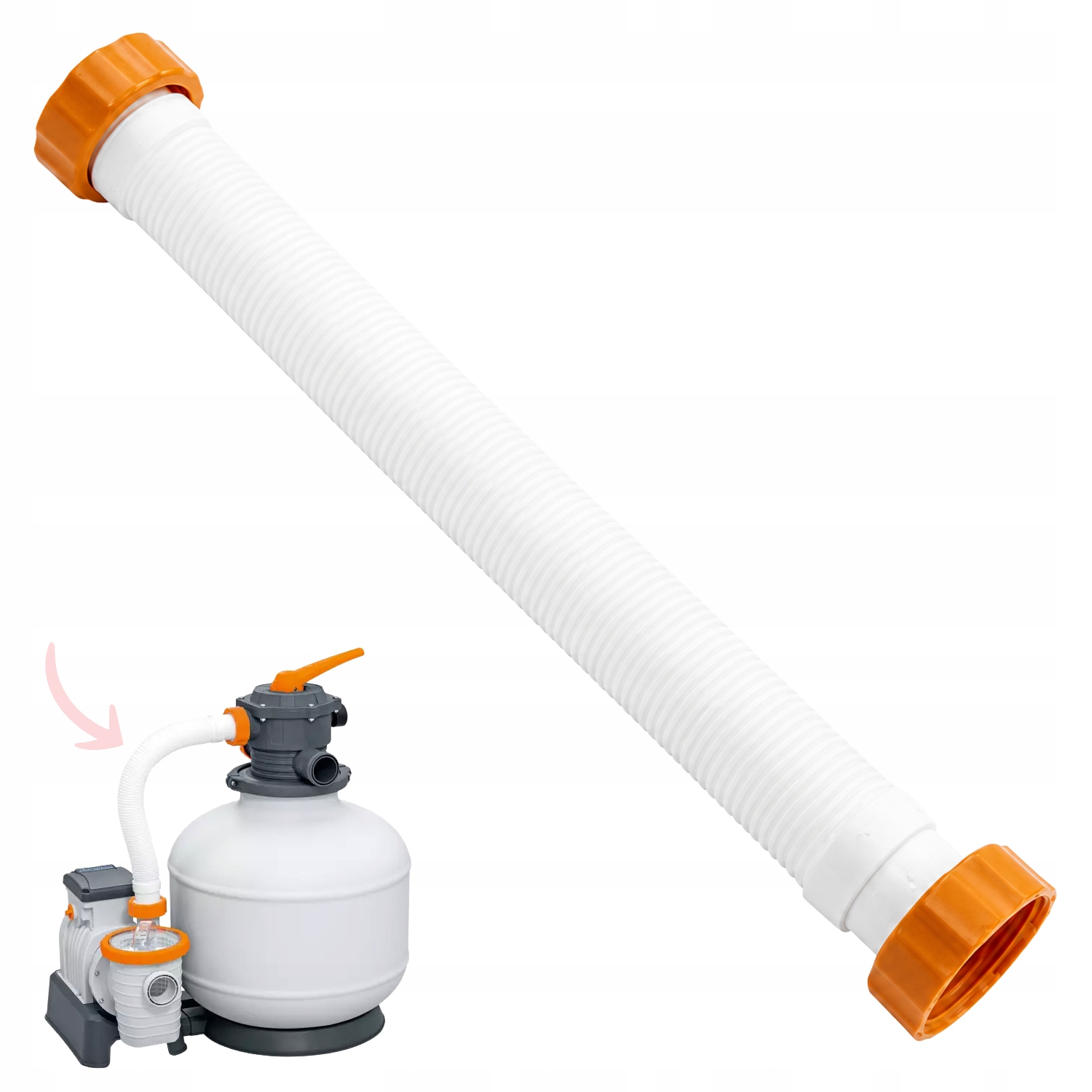 Hadice krátká originální trubka pro pískovou pumpu 58499 Bestway 45 kg