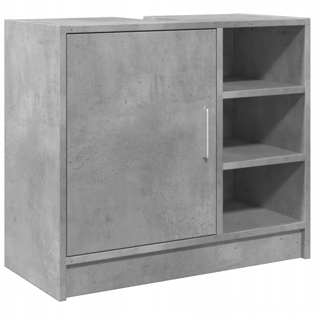 Umyvadlová skříňka šedá betonová 63 x 29 x 55 cm, materiál na bázi dřeva