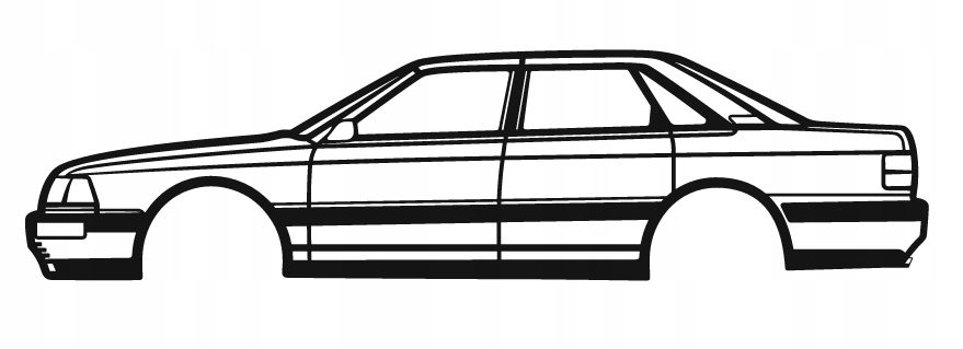 nástěnná dekorace Obraz Auto Audi V8 1980