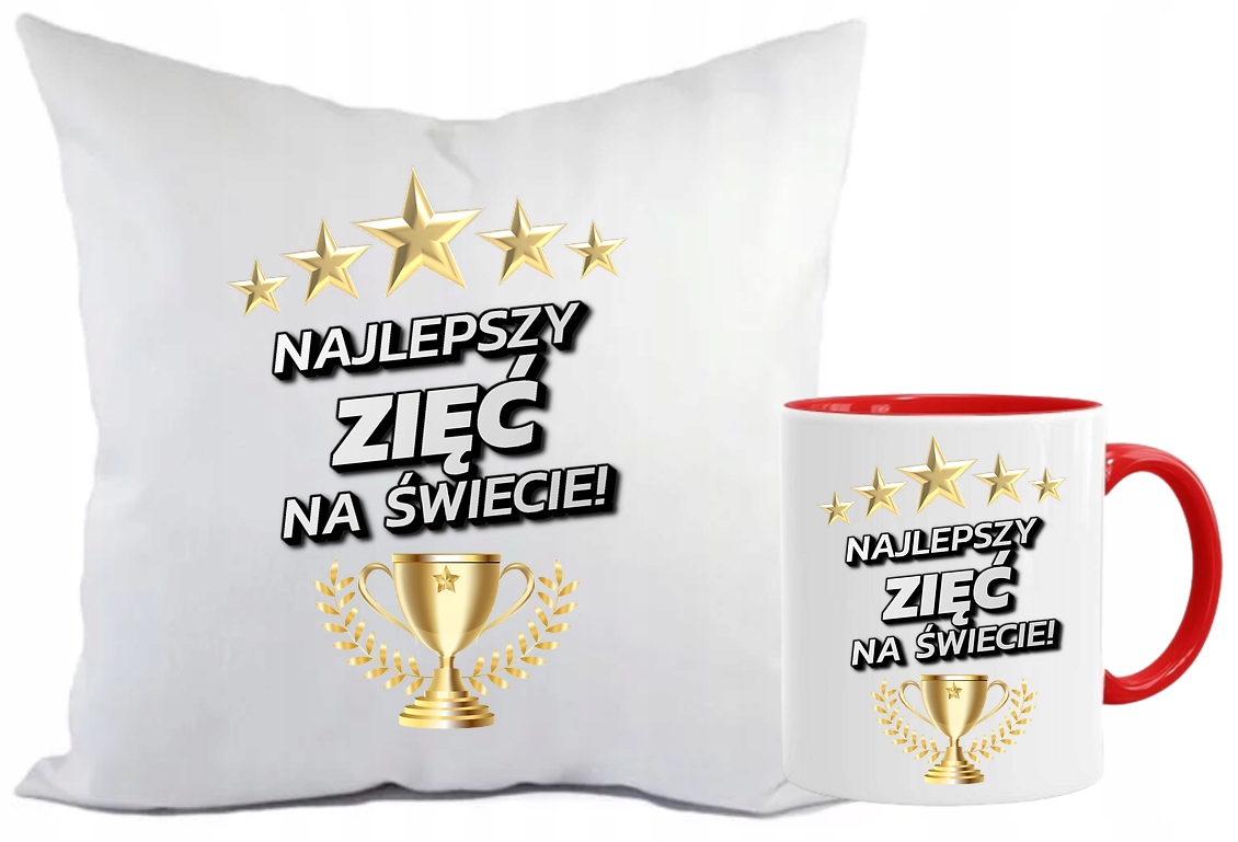 

Zestaw poduszka kubek Dla Zięcia