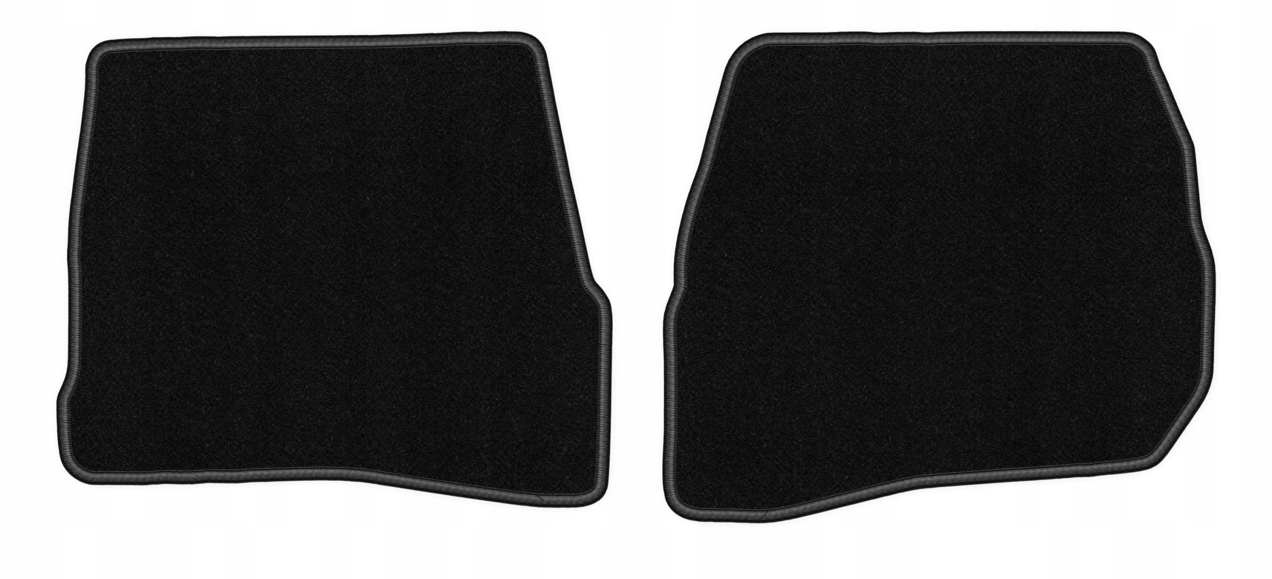 Dywaniki welurowe do Vw Passat B5 Fl 2000-2005 tył Lux czarne 2 szt.