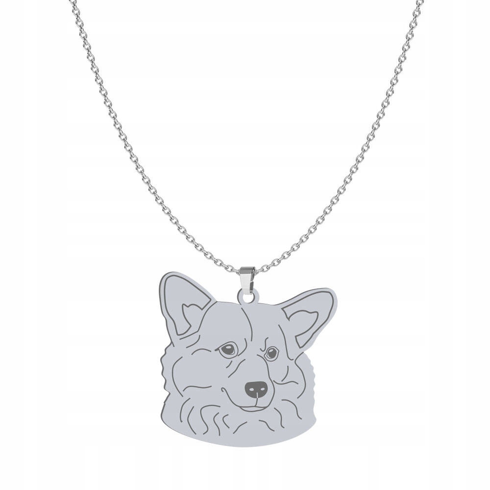 Stříbrný náhrdelník s velšskou kořistí Pembroke 925 Žena, šperky, Gravírování