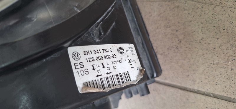 VW GOLF VI REFLEKTOR light front front right XENON 5K1941752C