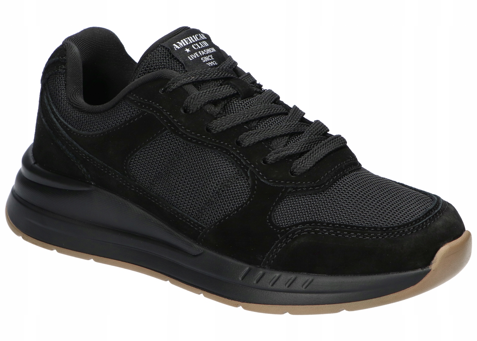 American Club LE08 Originální Tenisky Sportovní Boty Paměťová Vložka Bk 37