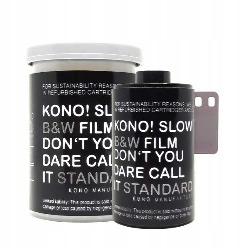 Klisza Film negatywowy Kono Film Slow Black&White Iso 6/36 3 sztuki