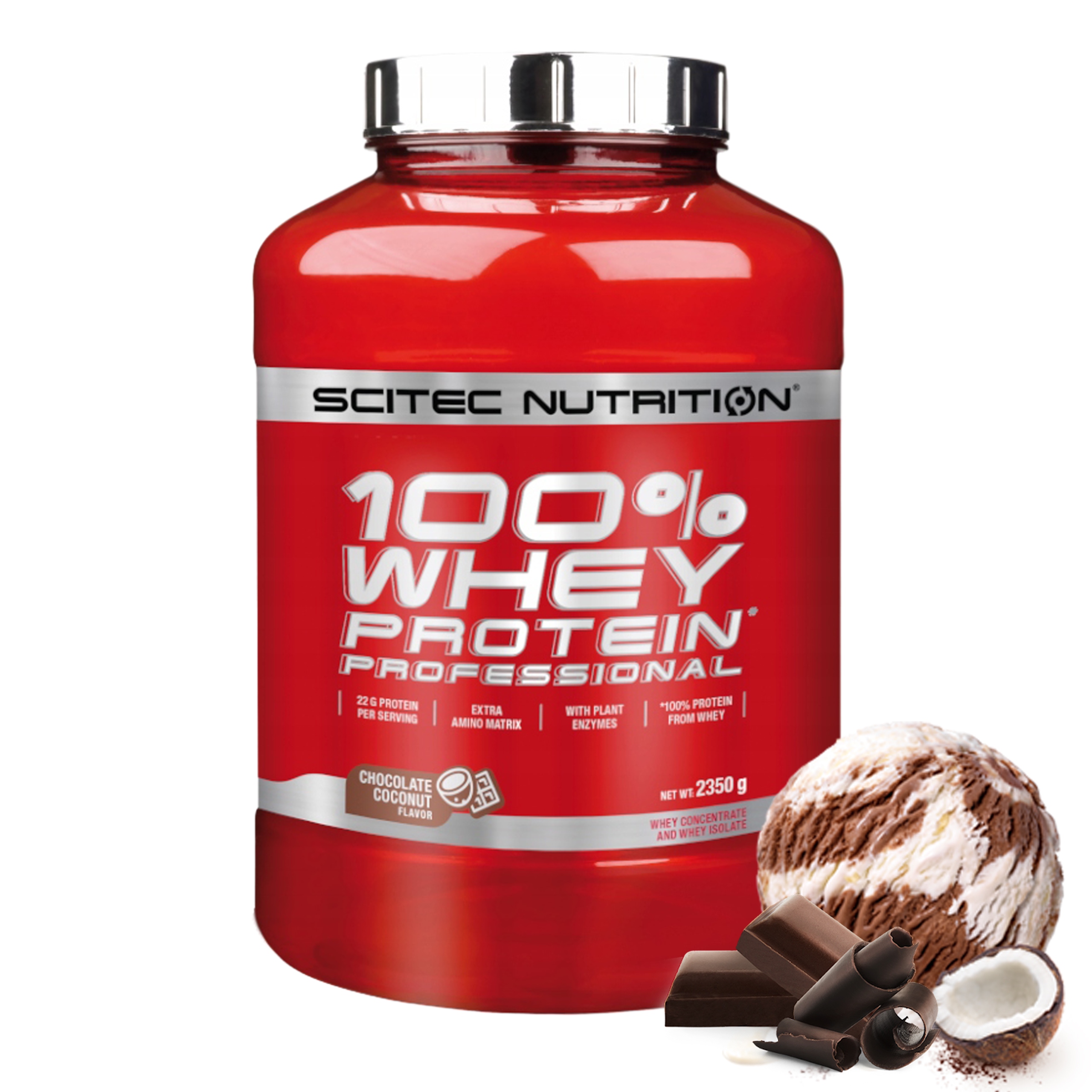 Białko SCITEC 100% Whey Protein 2350g Serwatka Aminokwasy — 3