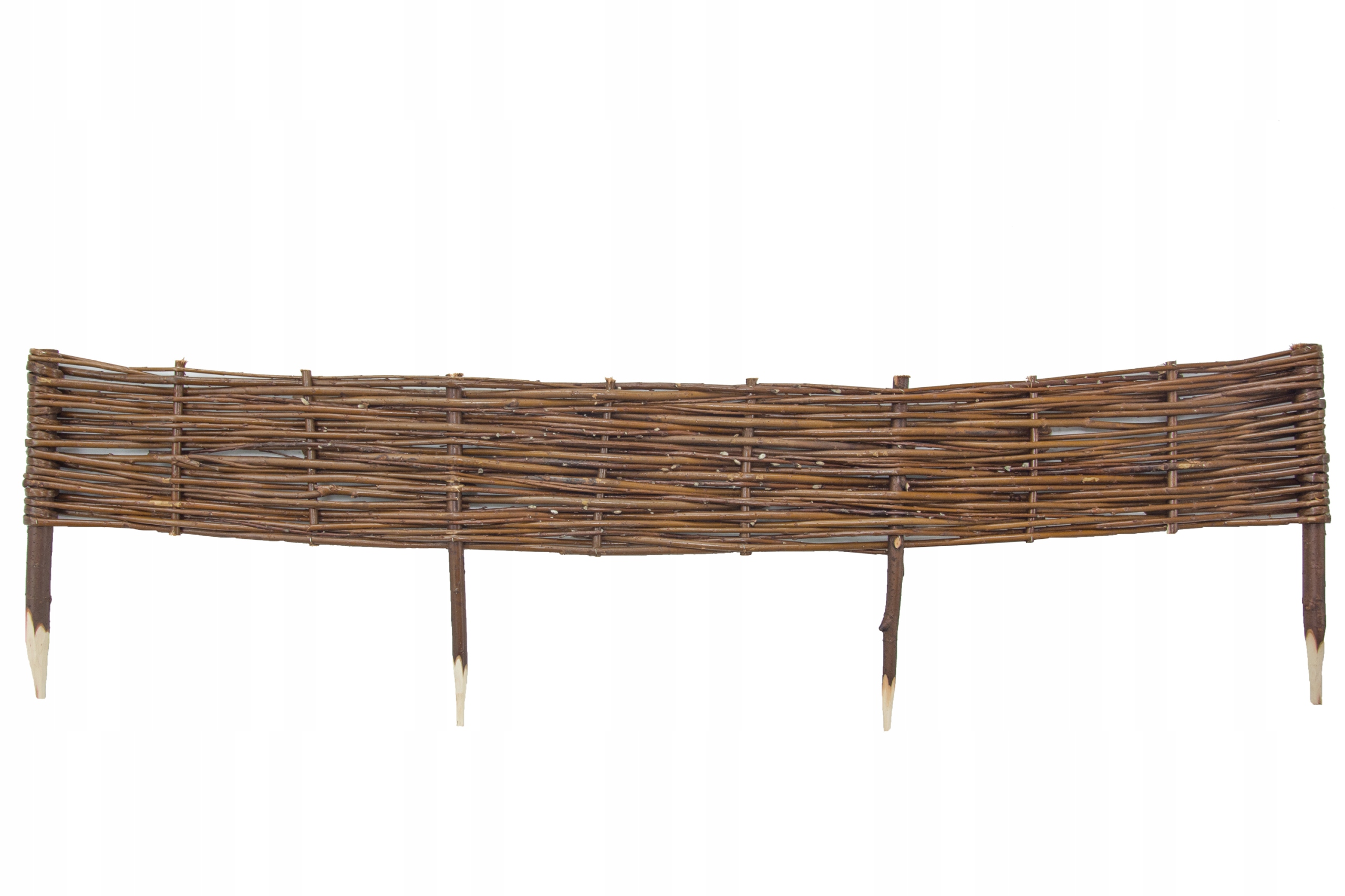 Palisada wiklinowa 120 x 10 Rabatówka Płot Obrzeże wiklinowy