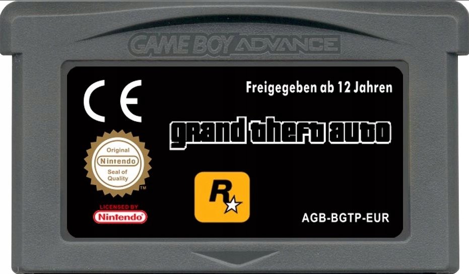 Grand Theft Auto GTA Nintendo Game Boy Advance