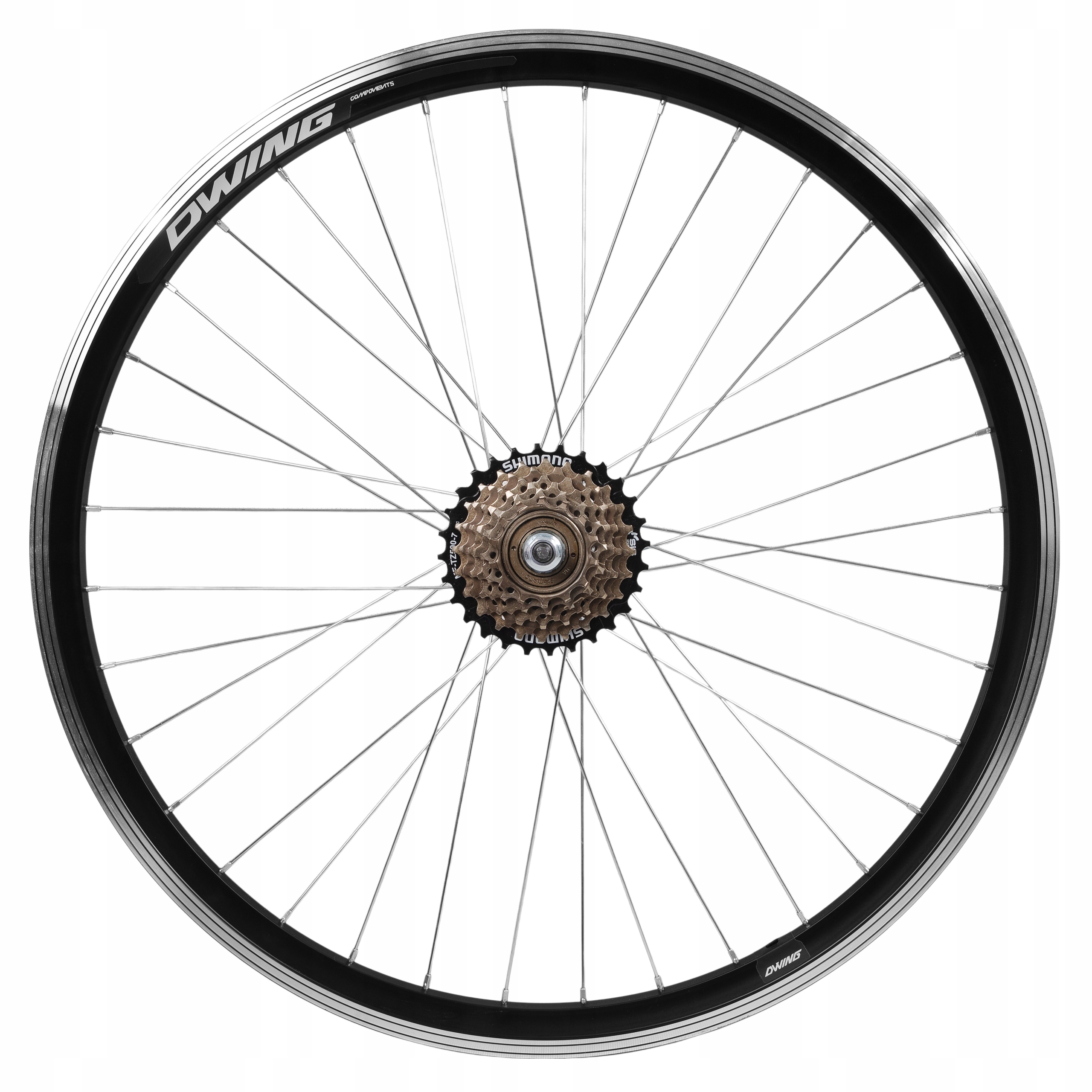 Kolo Na Kolo 28 Palců 29 700C Zadní Volnoběžka 7 Řadá Shimano Černá