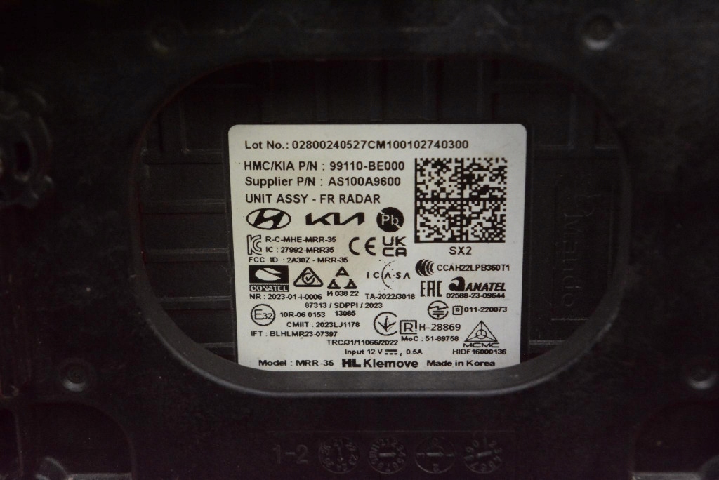 Sensor RADAR DISTRONIC 99110-BE000 HYUNDAI KONA 2 II 23-25