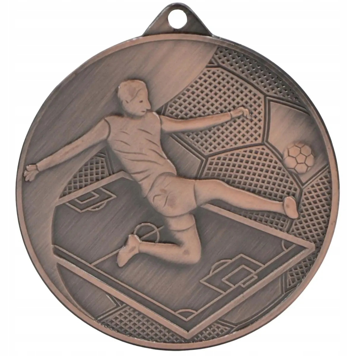 Medal brązowy piłka nożna Detal
