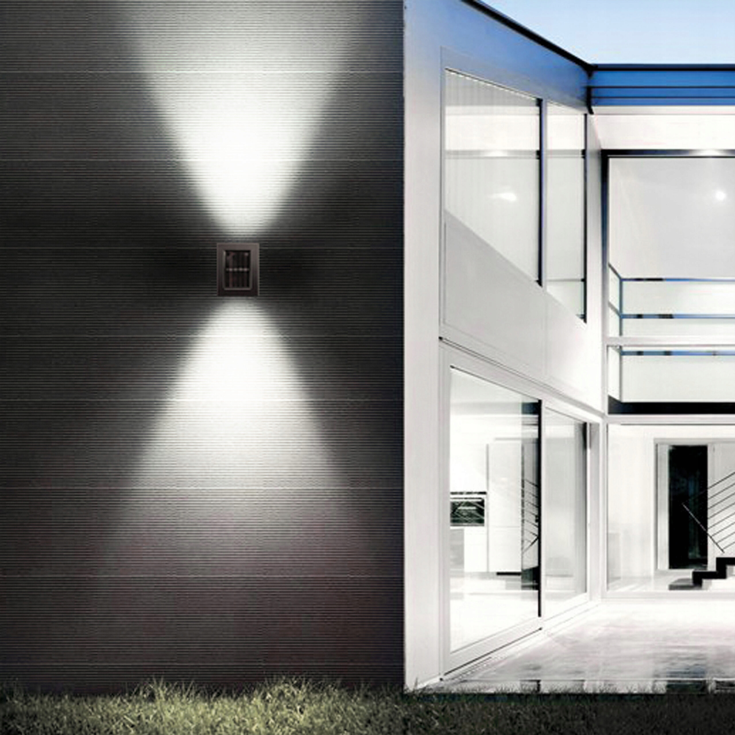 LAMPA SOLARNA KINKIET ZEWNĘTRZNE OŚWIETLENIE DOMU NA OGRODZENIE PŁOT TARAS Kod producenta ELEWACJE DOM SŁUPEK OGRODZENIOWY TARASOWE