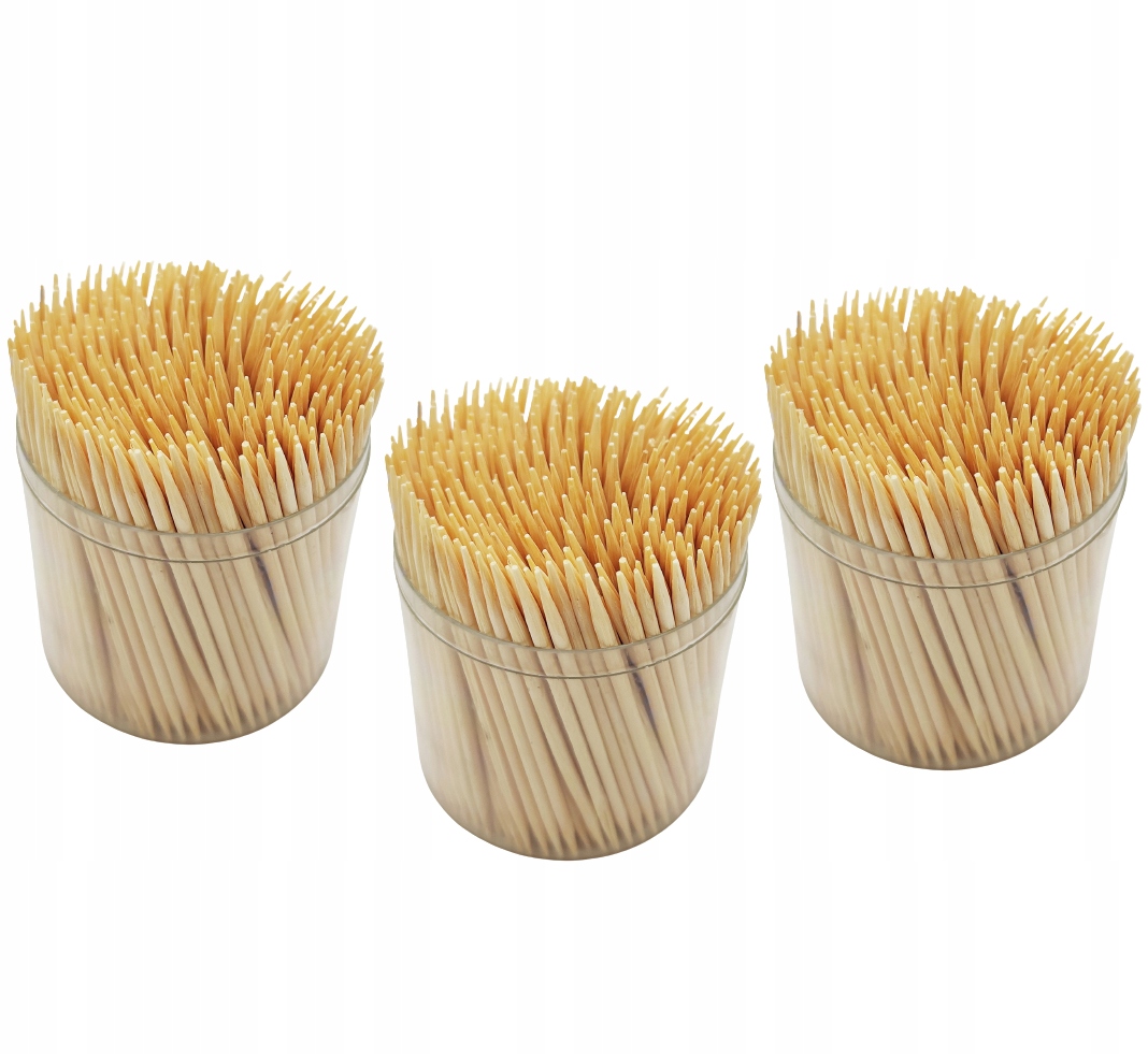 ZESTAW WYKAŁACZKI MAŁE DWUSTRONNE W PUDEŁECZKU BAMBUSOWE X3