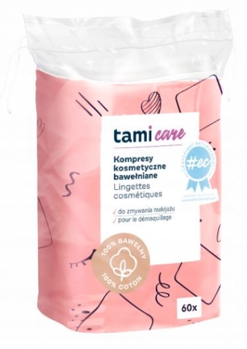

Tami Care płatki kosmetyczne bawełniane 60 szt.