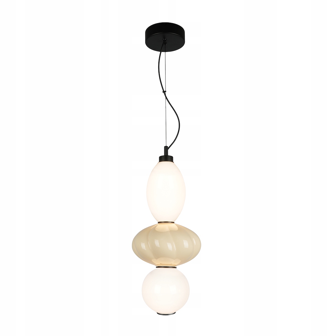 Lampa wisząca Led 18W szklano-cermiczny klosz do jadalni ML1420 Milagro