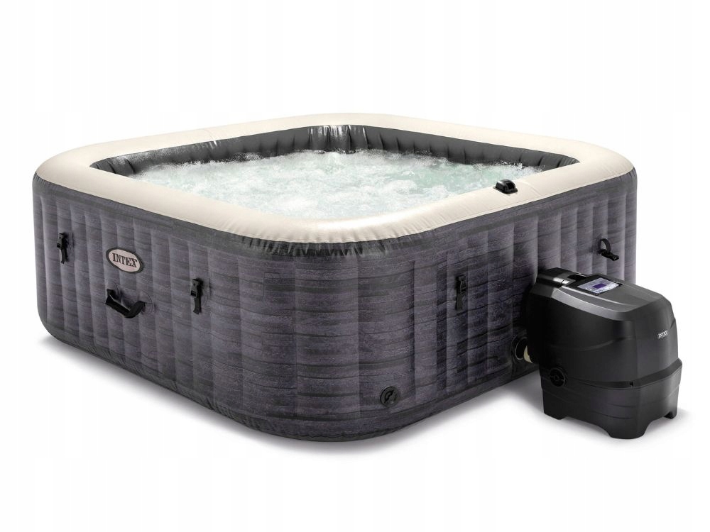Dmuchane Spa Hydromasaż Pure Spa Intex 28450 4 osobowy - Generator Chloru Długość 211 cm