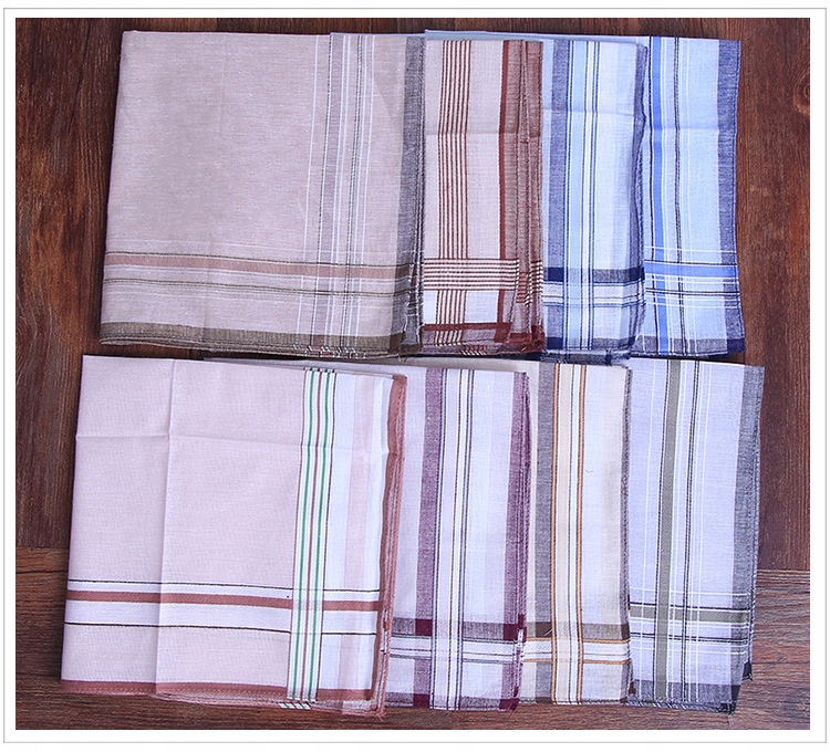 Męskie chusteczki do nosa 40 x 40 cm 12 sztuki Materiał dominujący bawełna