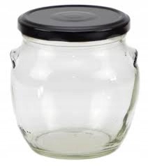 

8x Słoik amfora 520ml +wieczko fi82 na miód grzyby