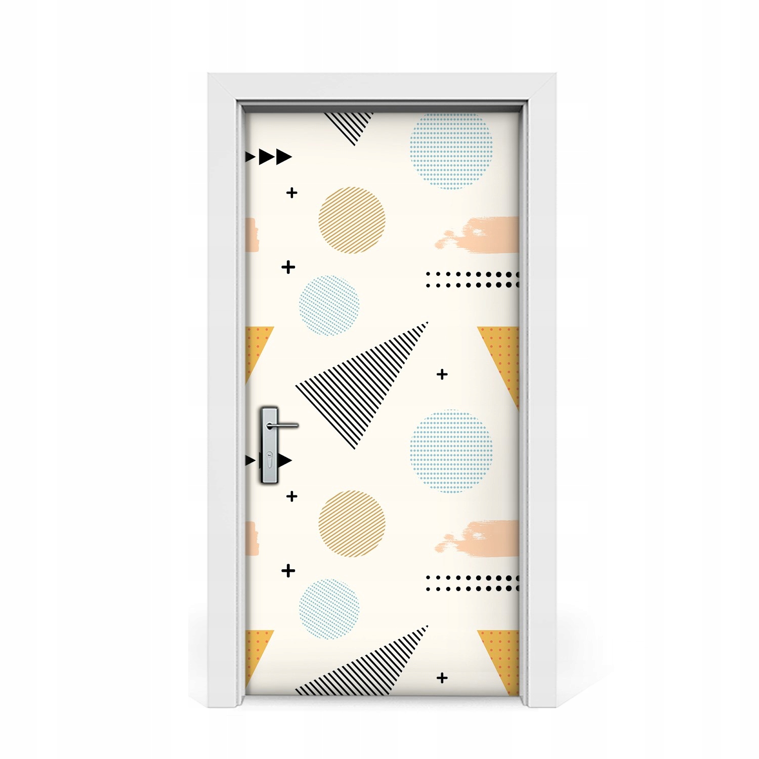 

Samoprzylepna fototapeta drzwi Kolorowe kształty