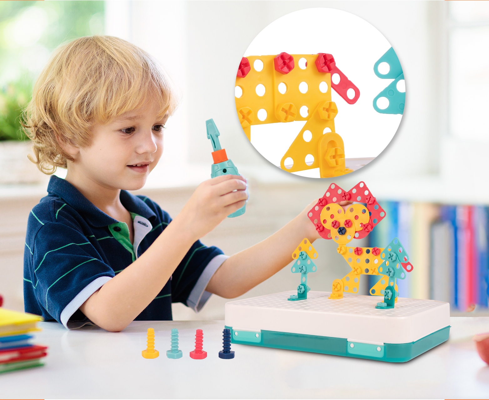 KREATIVE BLOCKS PUZZLE SCHRAUBEN KLEINER DIY-SCHRAUBENANTRIEB 188 EL Zertifikate, Meinungen, Zulassungen CE EN 71