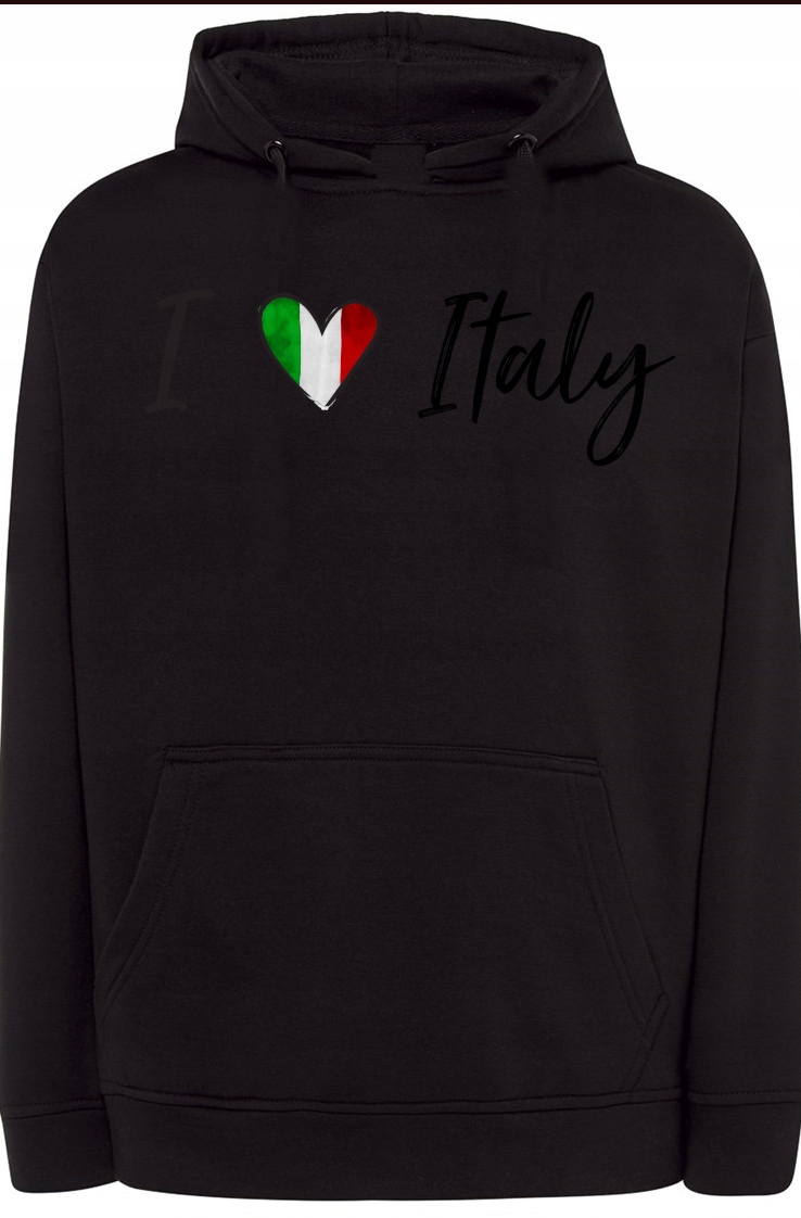 I Love Italy Miluji Itálii Mikina S Kapucí vel. 3XL