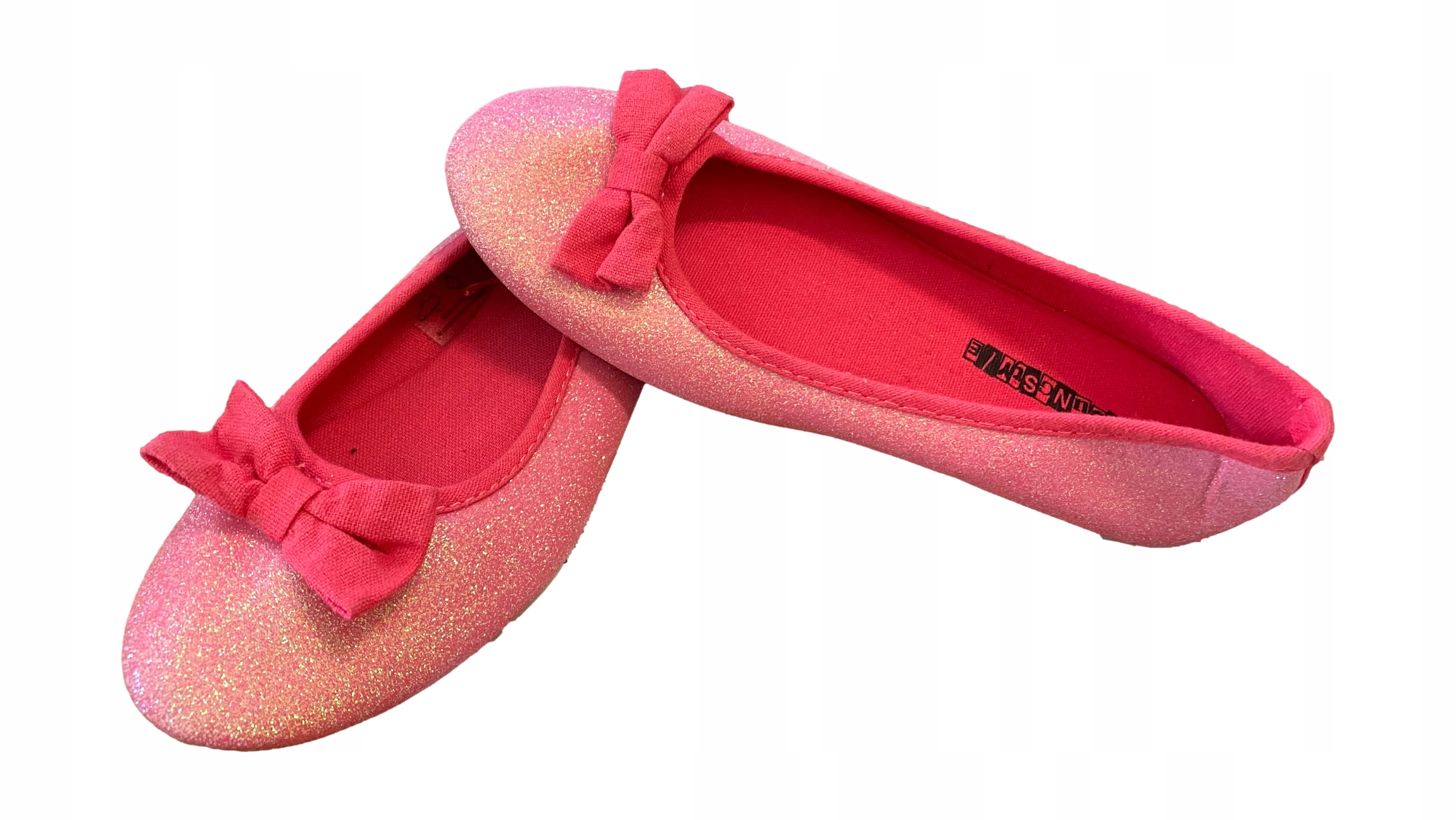 

Buty Dziewczęce baleriny brokat Róż *33 wk 21 cm