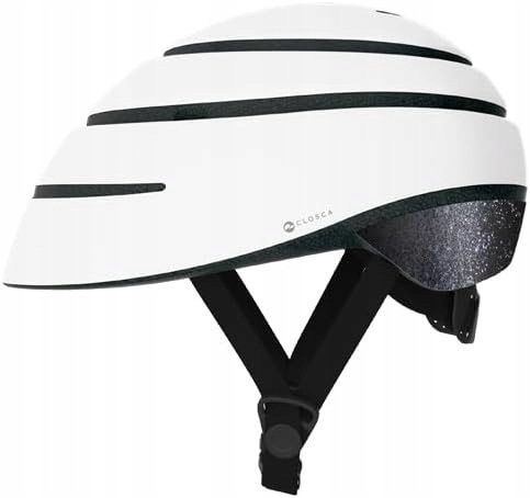 Kask rowerowy składany Closca Loop Helmet White Reflective Black M 56-59cm