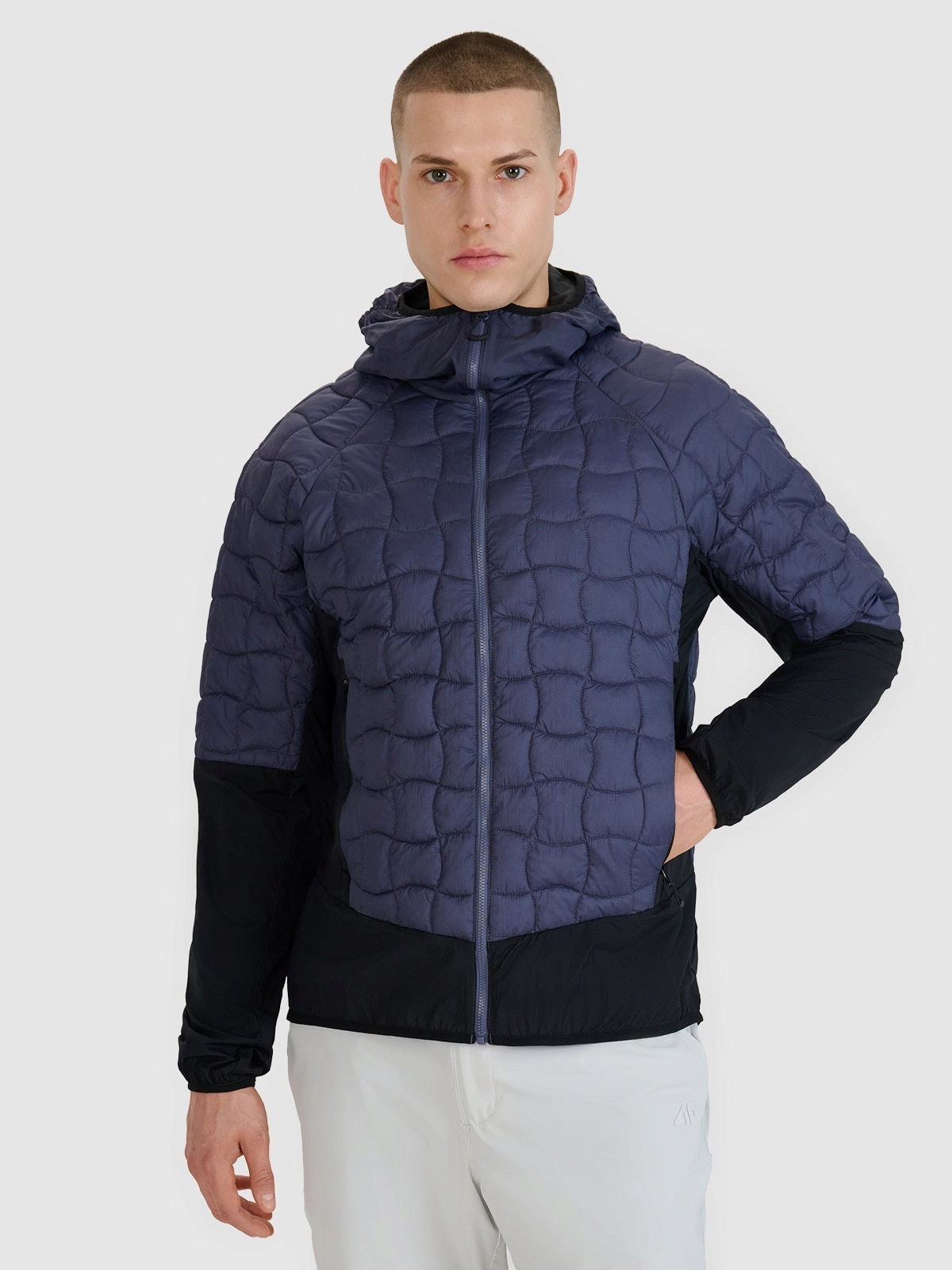 Pánská 4F Trekingová Péřová Bunda Primaloft L M697 SS25