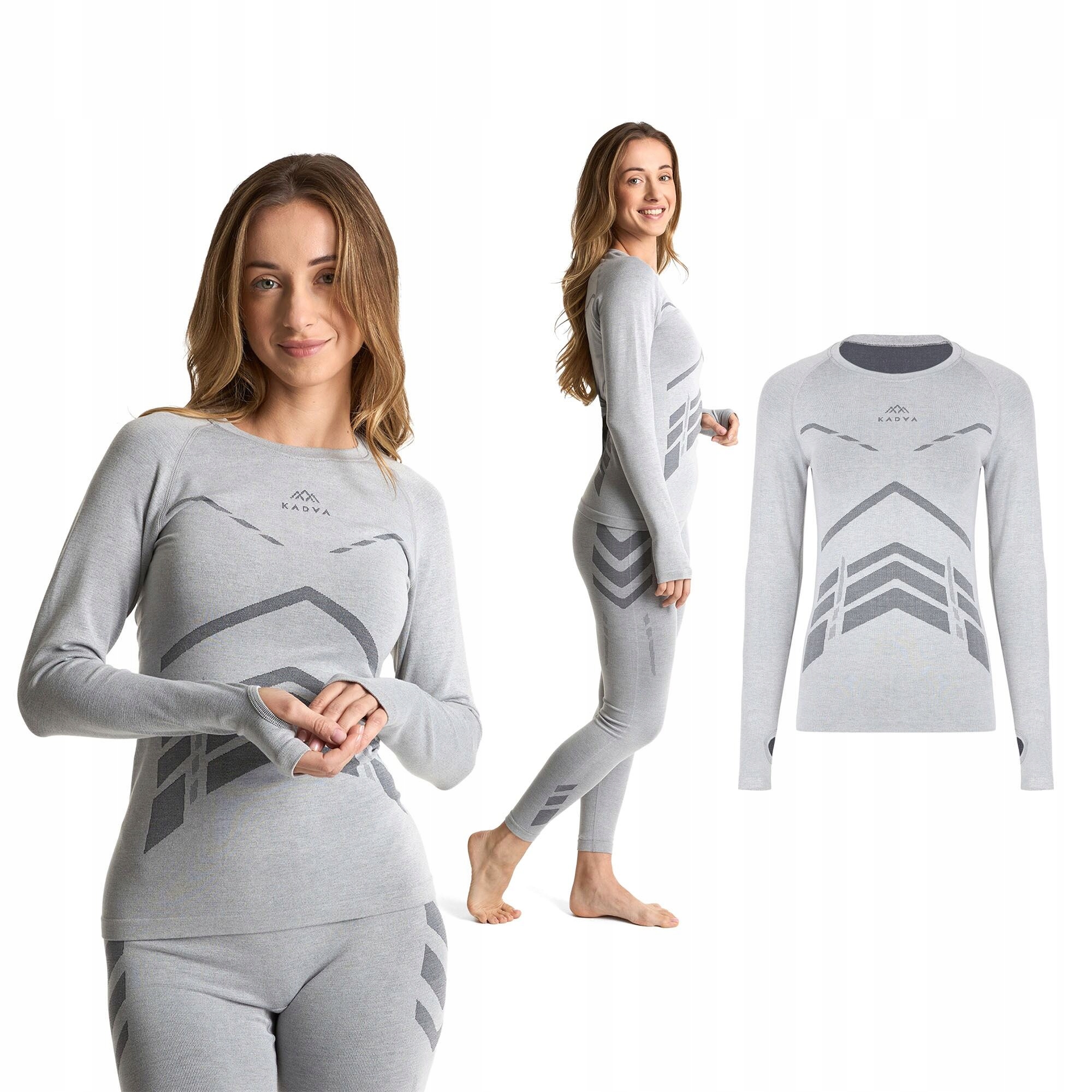 Bluza termoaktywna damska KADVA ALPINESTEP Bamboo Thermo Light Plus S-M