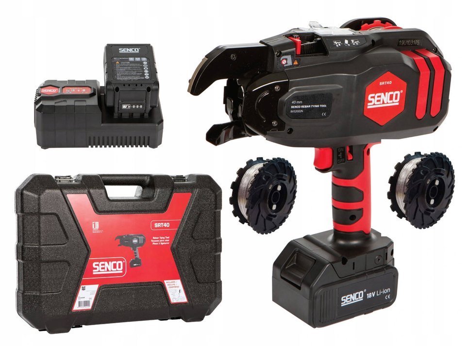 Senco SRT40 Wiązarka do prętów zbrojeń 18V 12-40mm