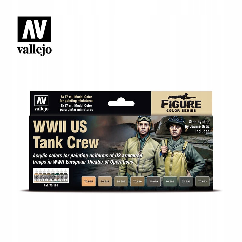 Vallejo 70186 Wwii Us Tank Crew