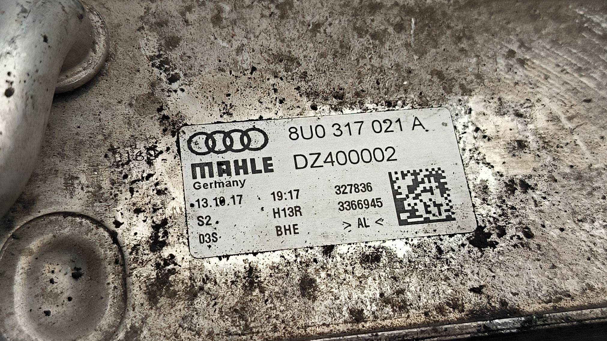 radiatore olio 8U0317021A AUDI Q3 e 8U LIFT
