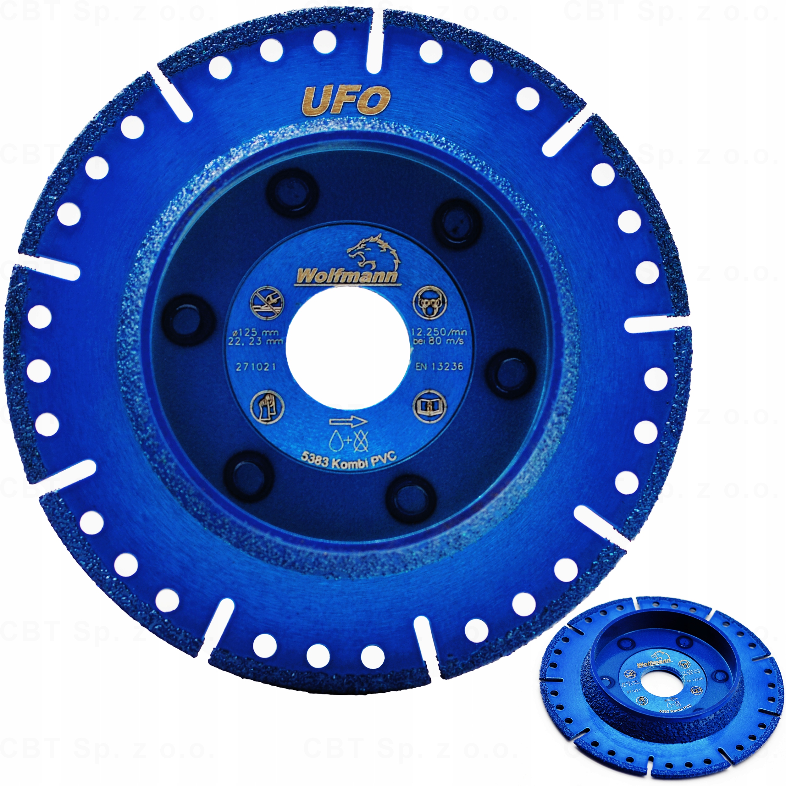 

Tarcza Ufo do cięcia i fazowania rur Pcv 125 mm