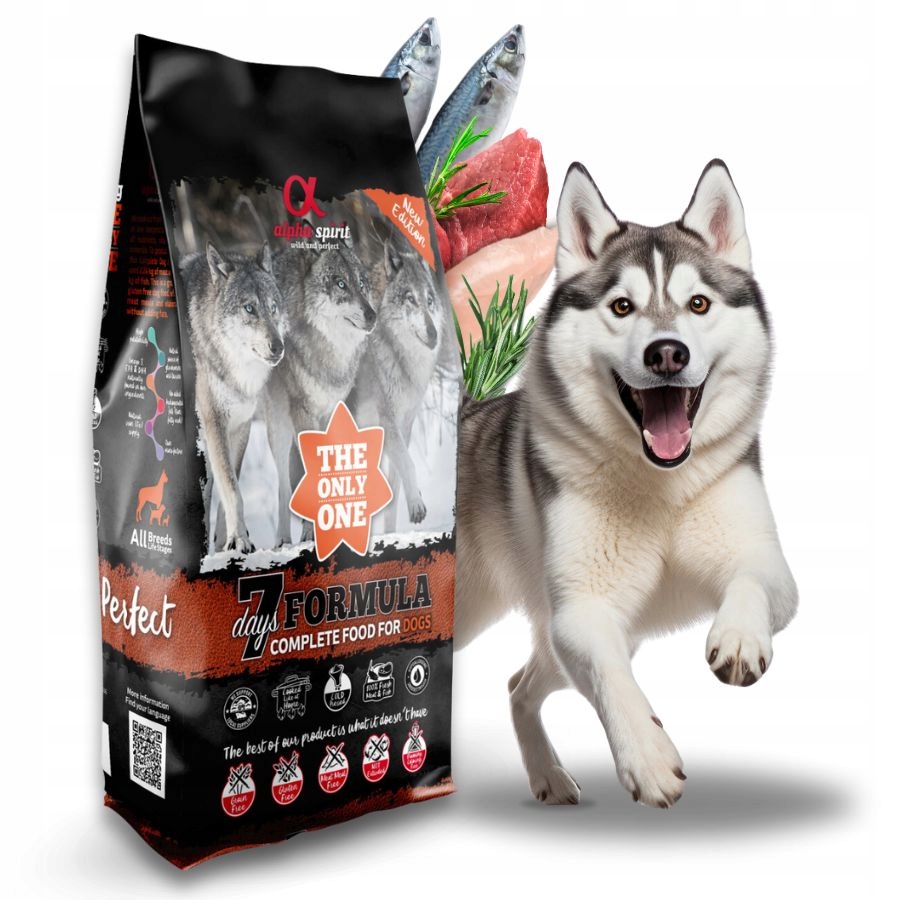 Alpha Spirit 7 Days Formula kompletní Suché krmivo pro psa 12 kg