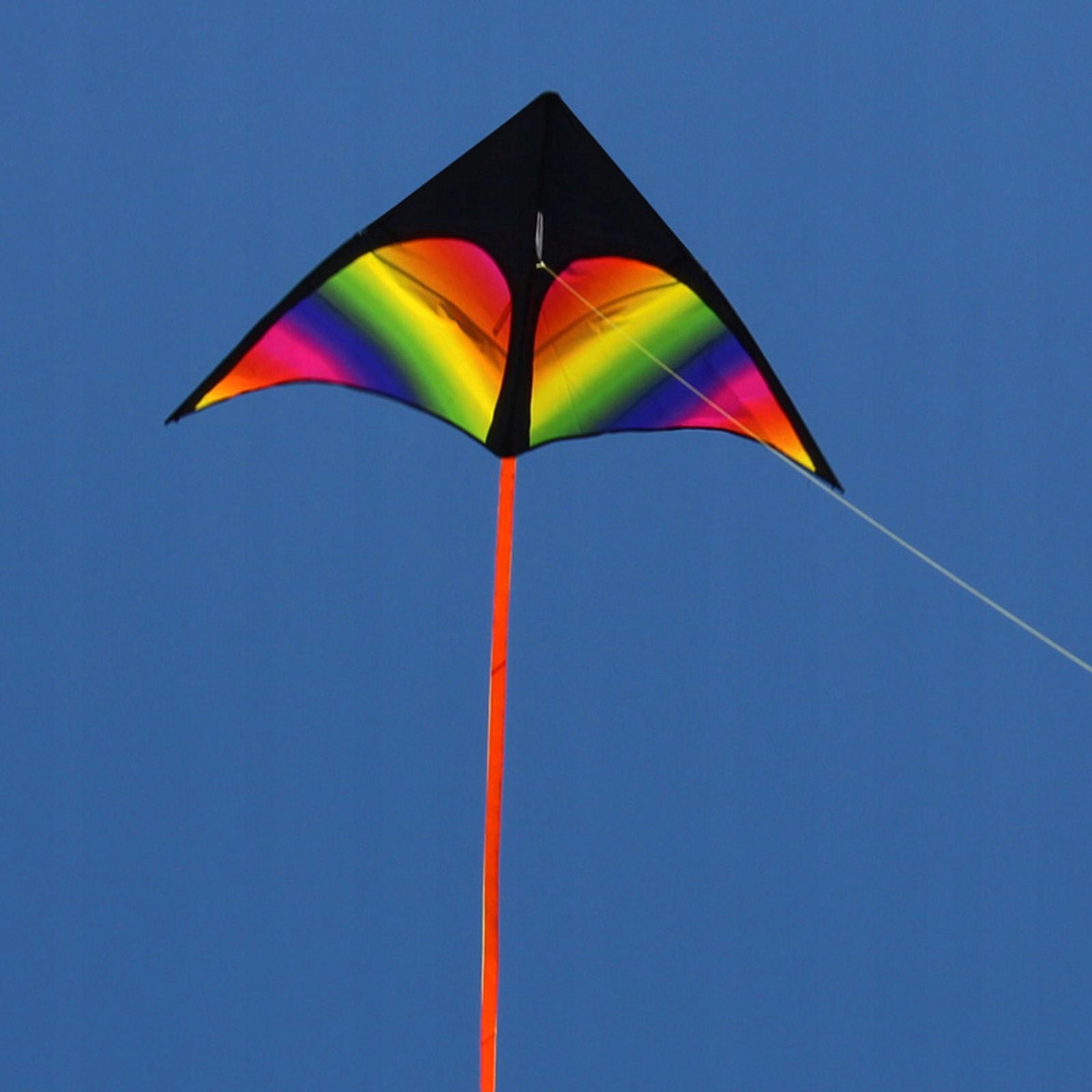 Duży latawiec Delta Kite Fly Kite Triangle Kite Ła Model Sport Kite String Beach Kite Gry na świeżym